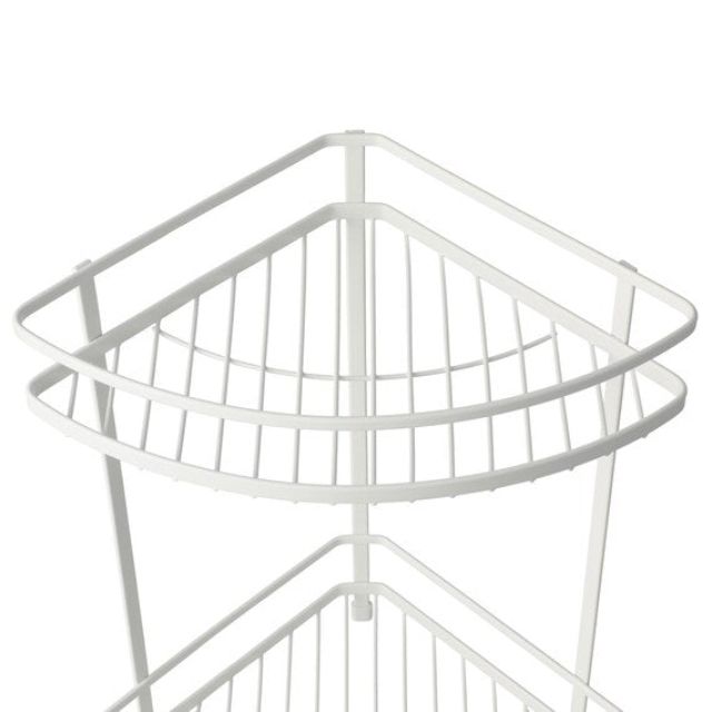 WIRE BATH RACK 2-TIER CORNER PIATTO-2 W27.7XD20XH34
