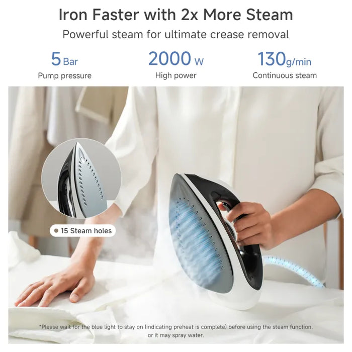 STEAM STATION IRON 021-BLACK AND WHITE-EU