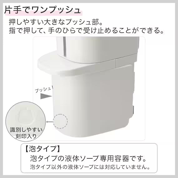 BOTTOM SEALHOOK DISPENSER FOAM 250ML