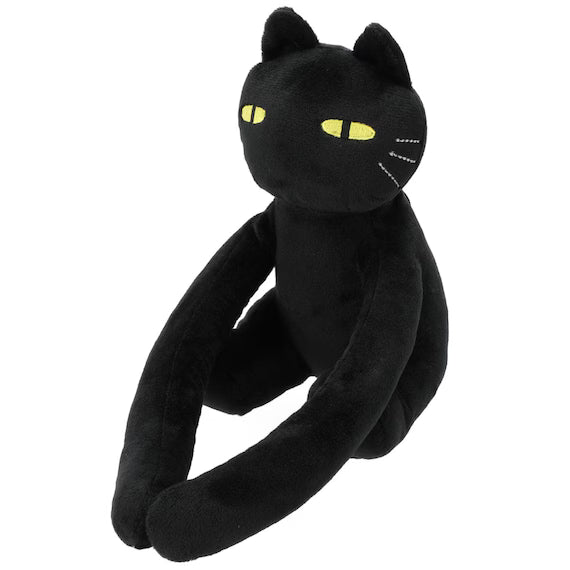 MAGNET TASSEL CAT BK DH205