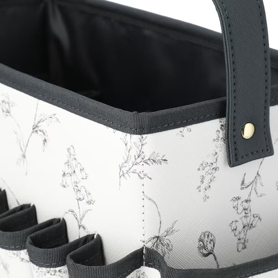 COSMETIC CARRY BW FLOWER LINE L NT-2205