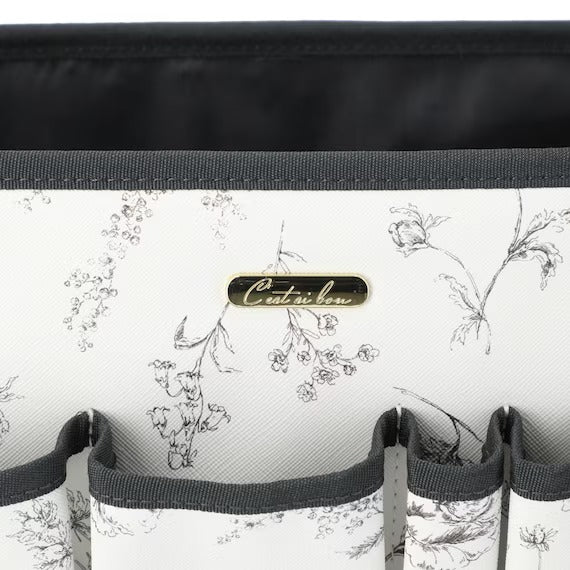 COSMETIC CARRY BW FLOWER LINE L NT-2205