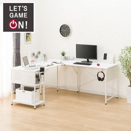 L-Shaped Corner Desk GM003 160 WH
