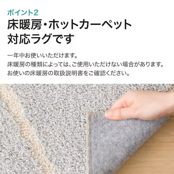 TUFTED RUG 130X185 GY SR003