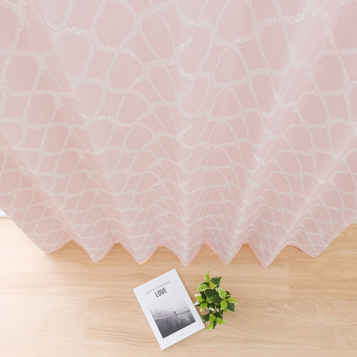 LINED BLACKOUT CURTAINS (PATTERN 2,  ROSE 150X200X2)