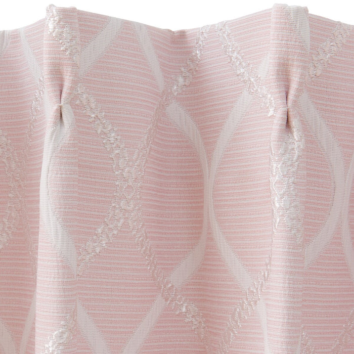 LINED BLACKOUT CURTAINS (PATTERN 2,  ROSE 150X178X2)