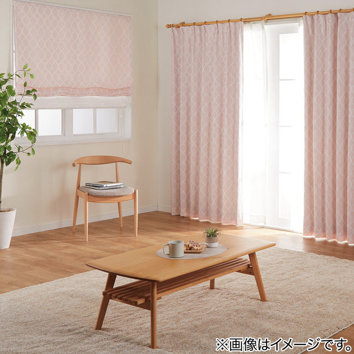 LINED BLACKOUT CURTAINS (PATTERN 2,  ROSE 150X178X2)