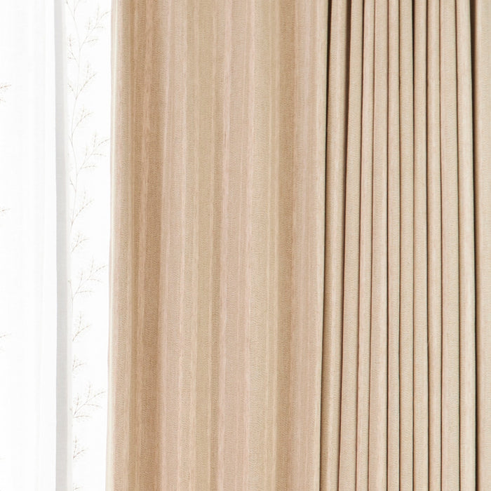 LINED LIGHT-BLOCKING / HEAT INSULATION CURTAIN (ANV001 100X200X2) (LIVING IN COMFORT)