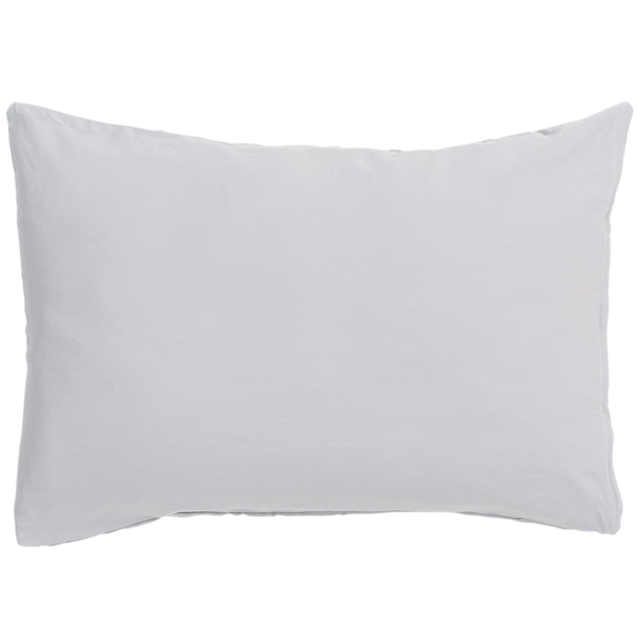 BED PILLOW COVER POLYESTER WASH GY