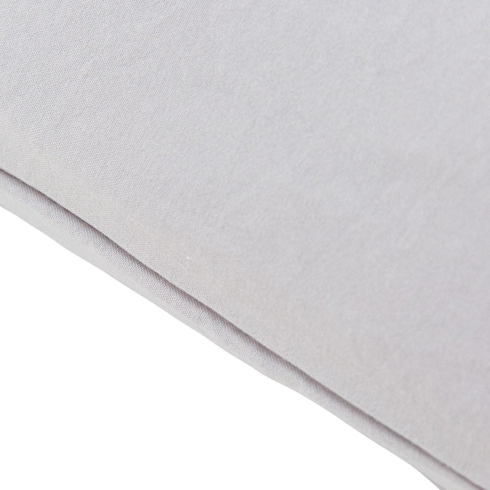 BED PILLOW COVER POLYESTER WASH GY