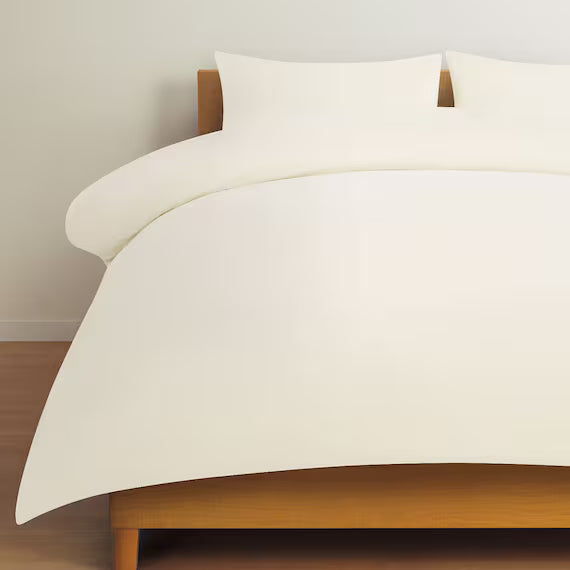 QUILT COVER COTTON WASH WH D
