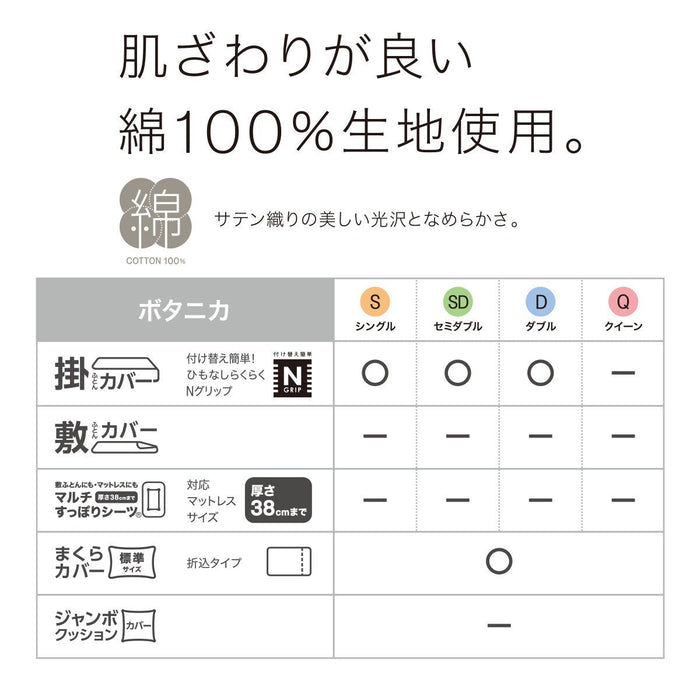 QUILT COVER N-GRIP BOTANICA S