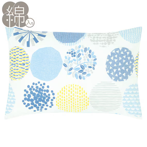 PILLOWCOVER CIRCLE2 BL