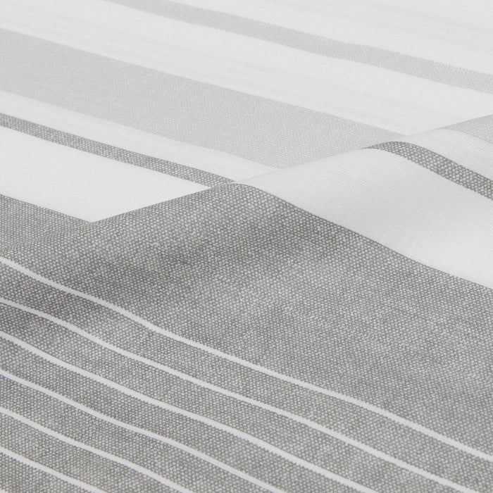 BED PILLOW COVER PT36 STRIPED PATTERN GY