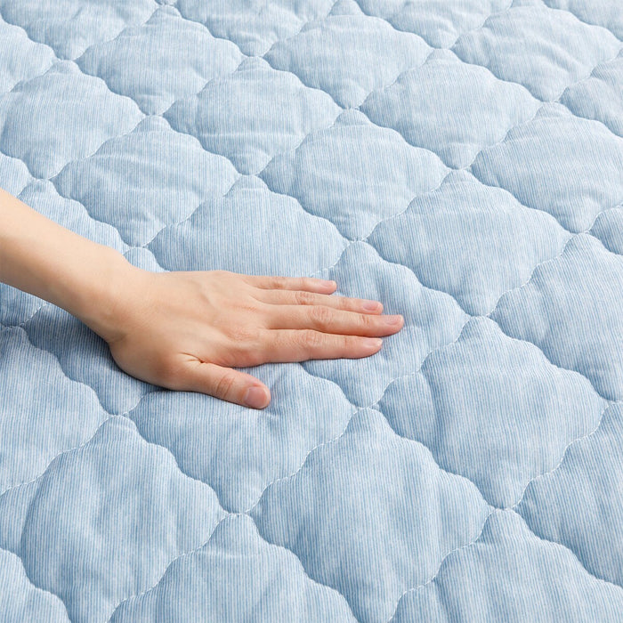 MATTRESS PAD N-COOL K BL S2401