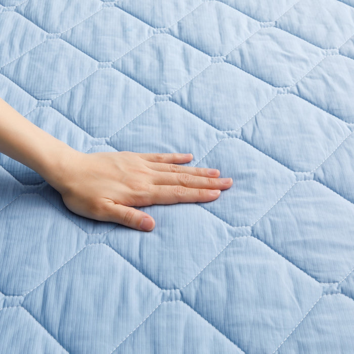 MATTRESS PAD N-COOL SP WD BL S2402