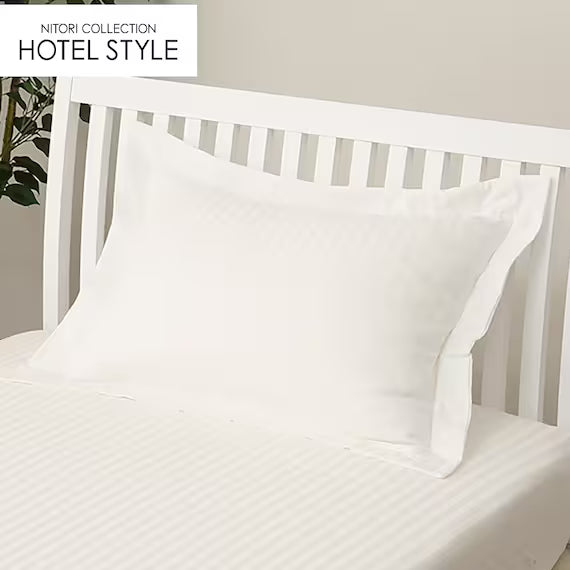 PILLOW COVER NHOTEL3 WH S