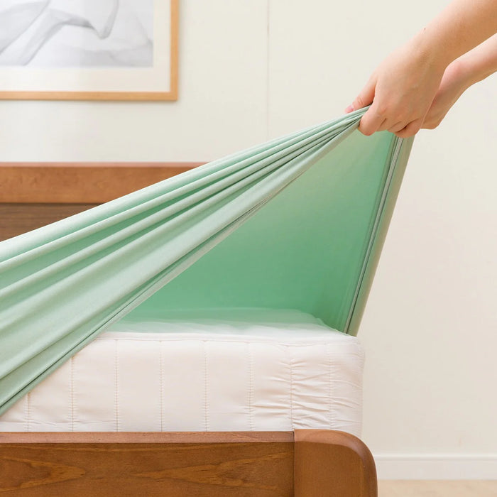 STRETCH FITTEDSHEET38 NFIT FT03 PLAIN GR GQ-K