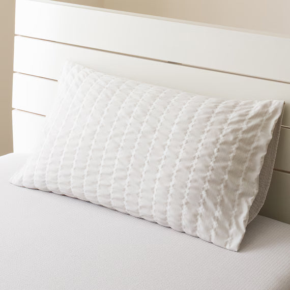 PILLOW COVER SEERSUCKER GY 24SS11