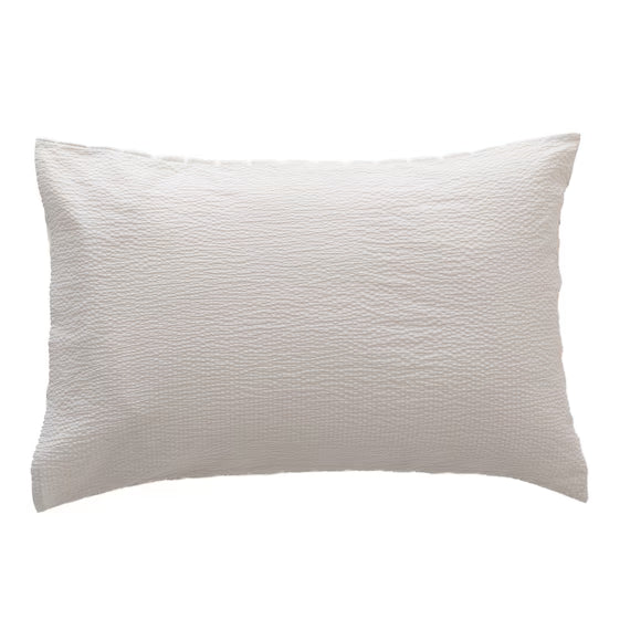 PILLOW COVER SEERSUCKER GY 24SS11