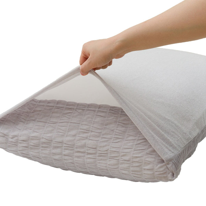 BED PILLOW COVER N-COOL SP GY 24NC-11 LARGE