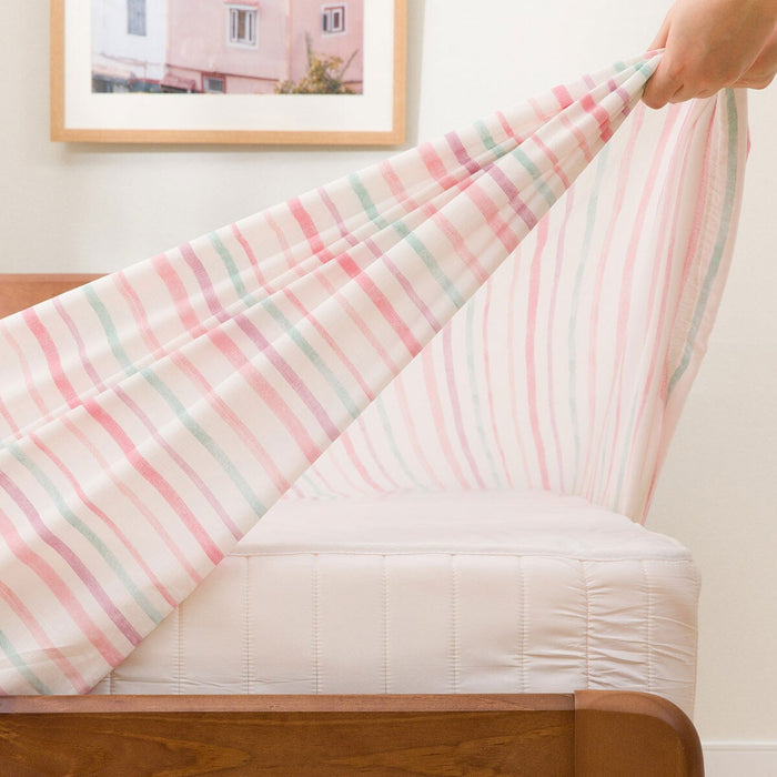 FITTED SHEET 38 PT41 FLORAL PATTERN RO D