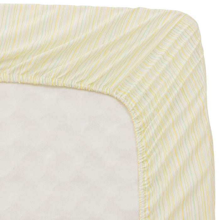 FITTED SHEET 38 PT44 LEAVES PATTERN GR S
