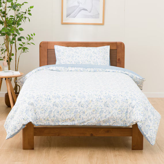 COMFORTER COVER PT51 FLOWER PATTERN BL Q