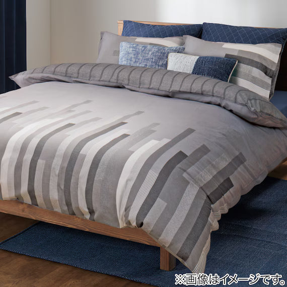 COMFORTER COVER PT53 GEOMETRIC PATTERN DGY S