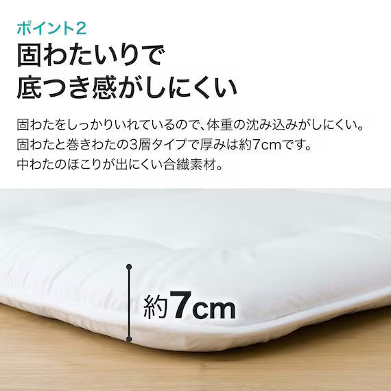 ANTIBACTERIAL DEODORIZING AND MITES MATTRESS 3 D