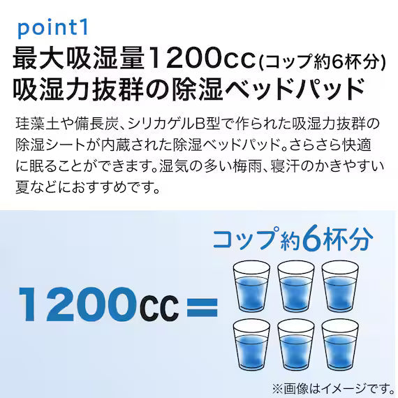 DEHUMIDIFICATION MATTRESS PAD Q B2302