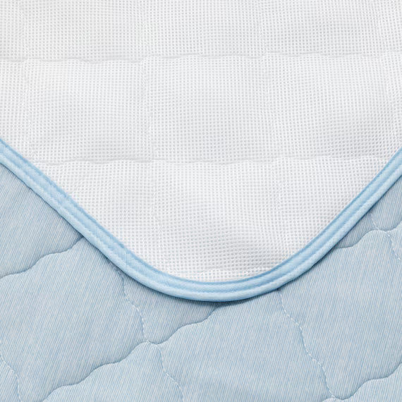 RUBBERLESS MATTRESS PAD N COOL D BL S2401