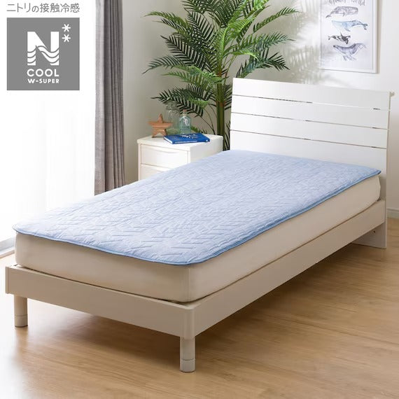 RUBBERLESS MATTRESS PAD N COOL WSP K DBL S2403