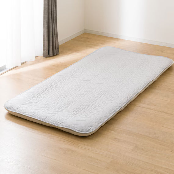 RUBBERLESS MATTRESS PAD N COOL WSP Q GY S2403