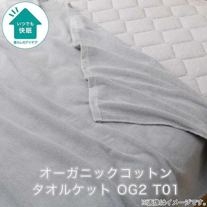 BLANKET ORGANIC COTTON S GY T01