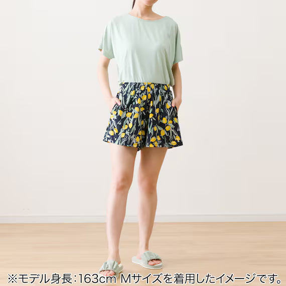 WOMEN SUPER COOL ROOMPANTS SHORT LENGTH  LEMON M