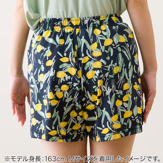 WOMEN SUPER COOL ROOMPANTS SHORT LENGTH  LEMON L