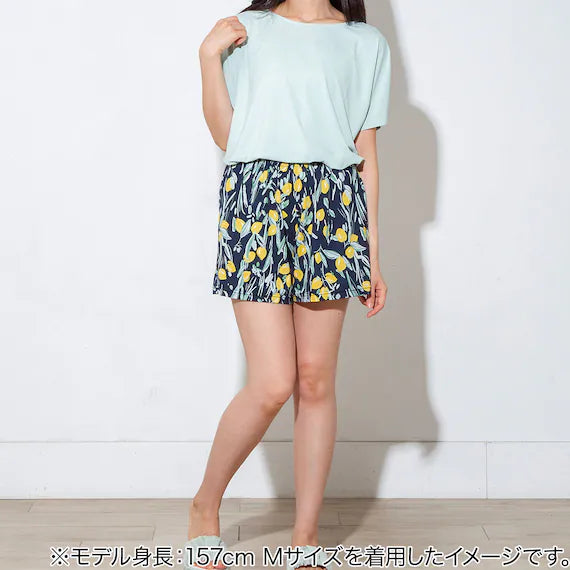 WOMEN SUPER COOL ROOMPANTS SHORT LENGTH  LEMON M