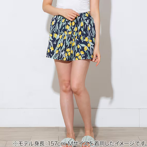WOMEN SUPER COOL ROOMPANTS SHORT LENGTH  LEMON L