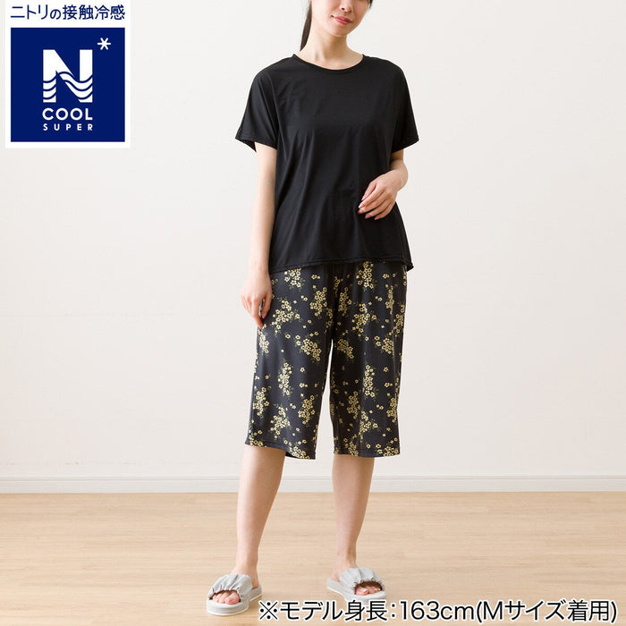 WOMEN'S SUPER COOL ROOMWEAR SET FLOWER BK L