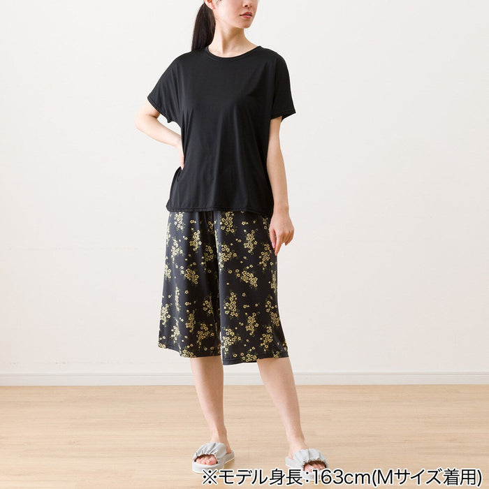 WOMEN'S SUPER COOL ROOMWEAR SET FLOWER BK L