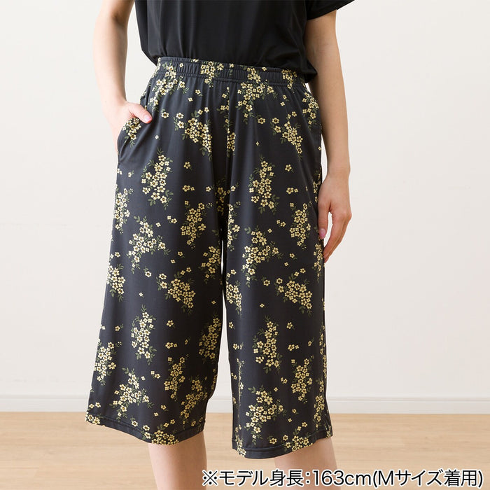 WOMEN'S SUPER COOL ROOMWEAR SET FLOWER BK L