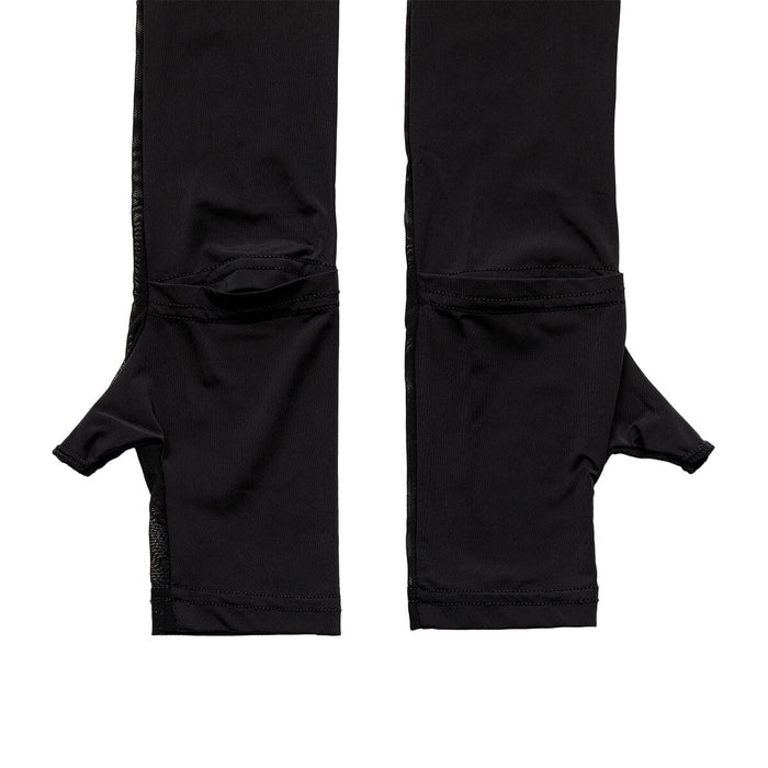 UNISEX UV-CUT SUPERCOOL & MESH ARMCOVER WITH THUMB BK