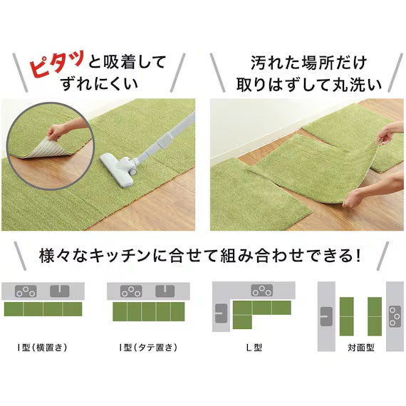NON-SLIP FLOOR MAT 45X60 GY JOY