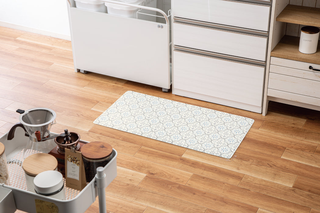 PVC FLOOR MAT NEW TILE GY 45X90 JQ03 - Main Image