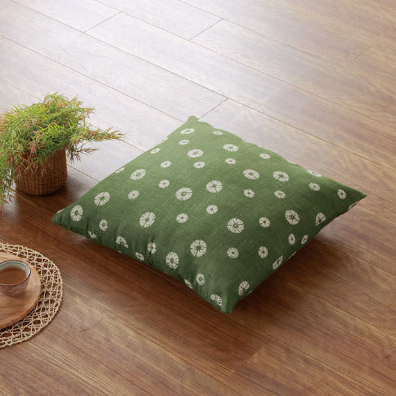 FLOOR CUSHIONCOVER SHIBORI2RE