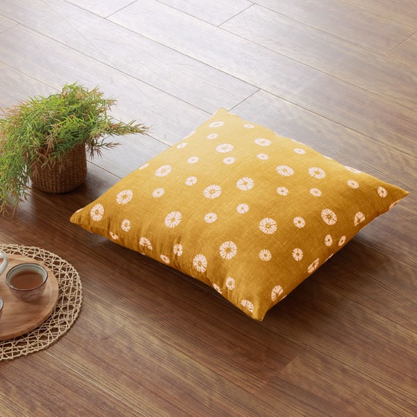 FLOOR CUSHION COVER SHIBORI 2 YE