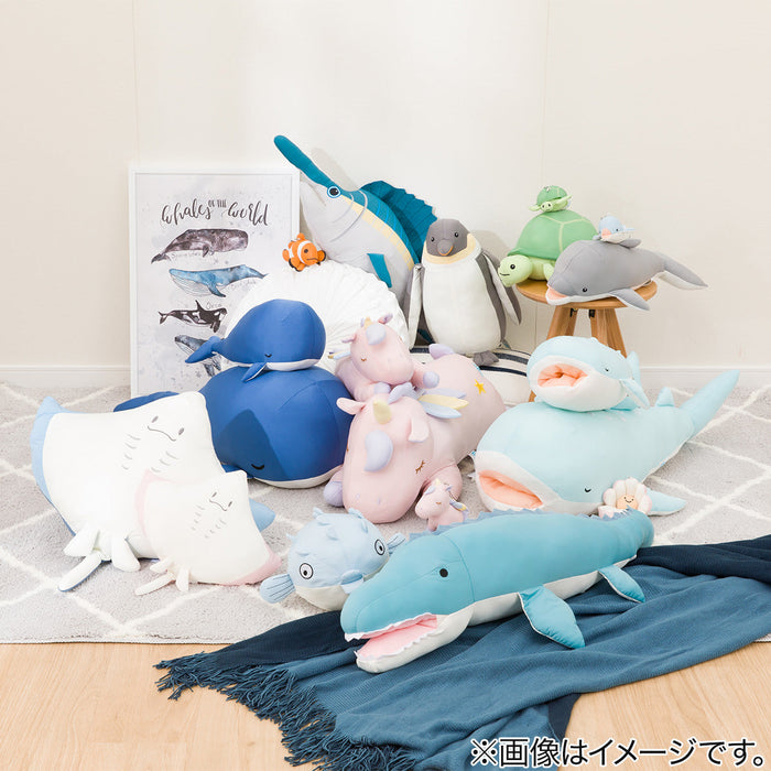 N-COOL SOFT TOY WHALE S FA01 C-G