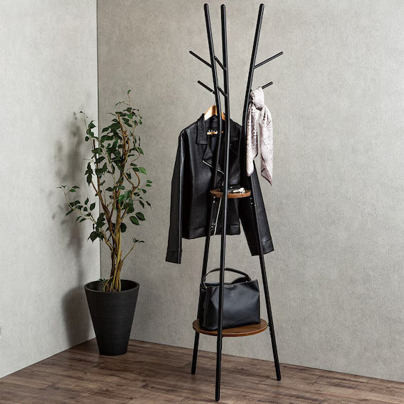 TRI-POLE HANGER W/BAG SHELF MBR/BK SR02