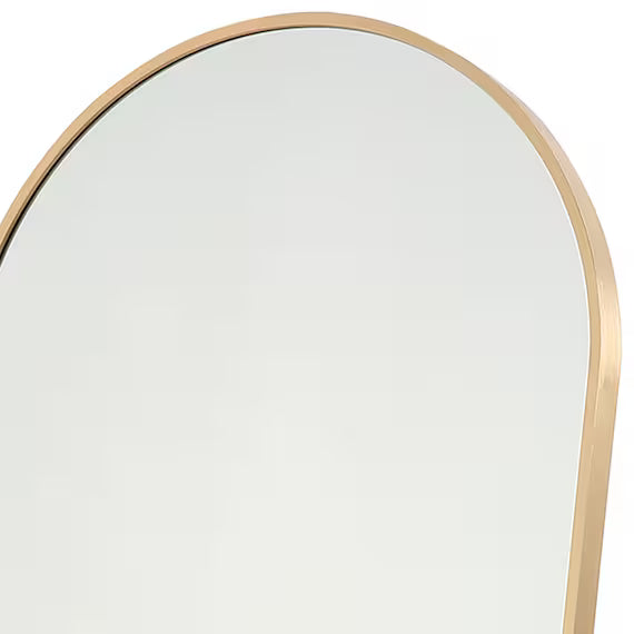 GOLD ARCH STAND MIRROR